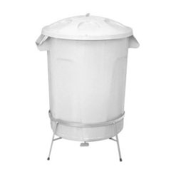 Cesto de Lixo com Tampa e Pedal 100 Litros EV-CLT100P