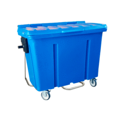 Container de Lixo com Pedal 500Litros EV-CLP500